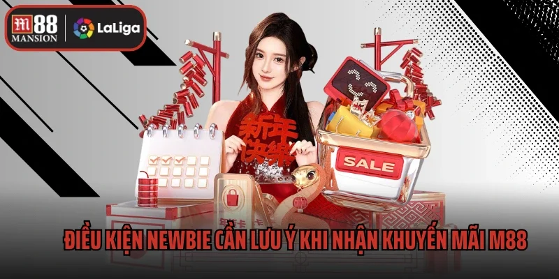 Điều kiện newbie cần lưu ý khi nhận khuyến mãi M88